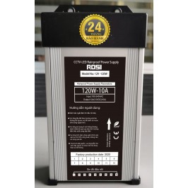 Bộ nguồn tổng ROSI 12V-120W - 10A [NGOÀI TRỜI - BH: 24 Tháng]